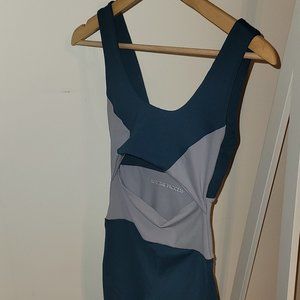 LIVE THE PROCESS Cutout Bodysuit Sz M -fits like S